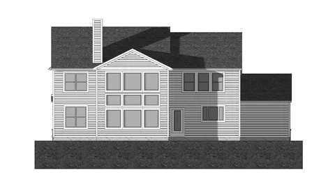 The Northwick house plan, exterior view 3
